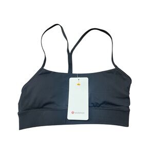 Lululemon Flow Y Bra in black size 6 brand new